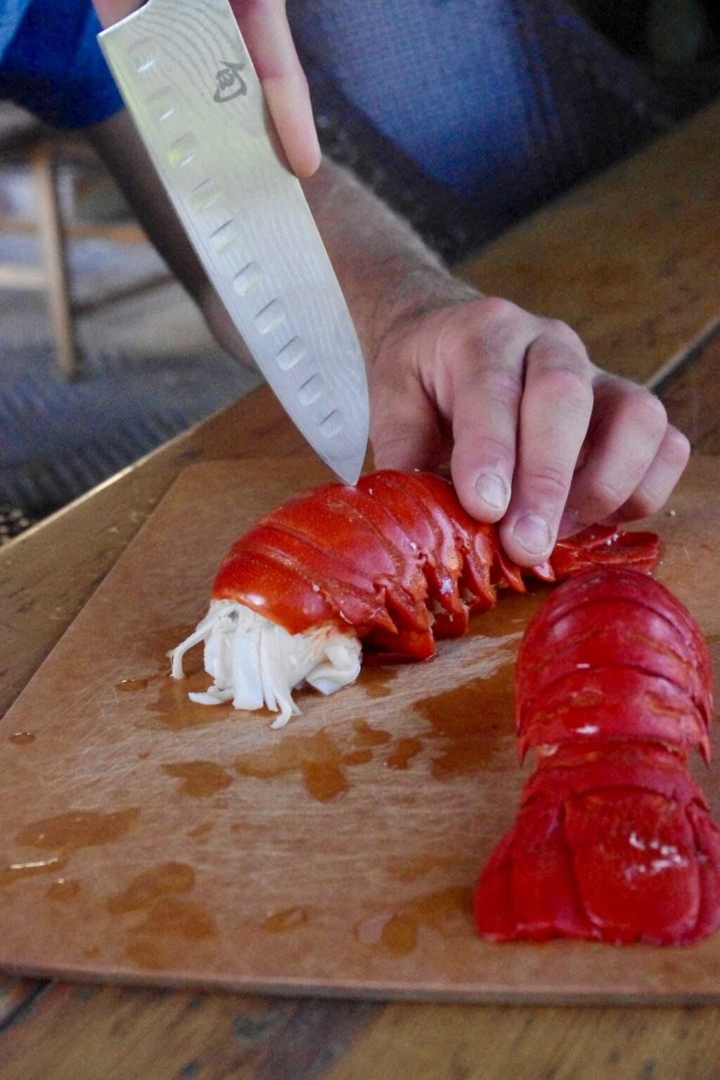 How To Cut Open A Lobster Tail Like A Boss Megan Waldrep