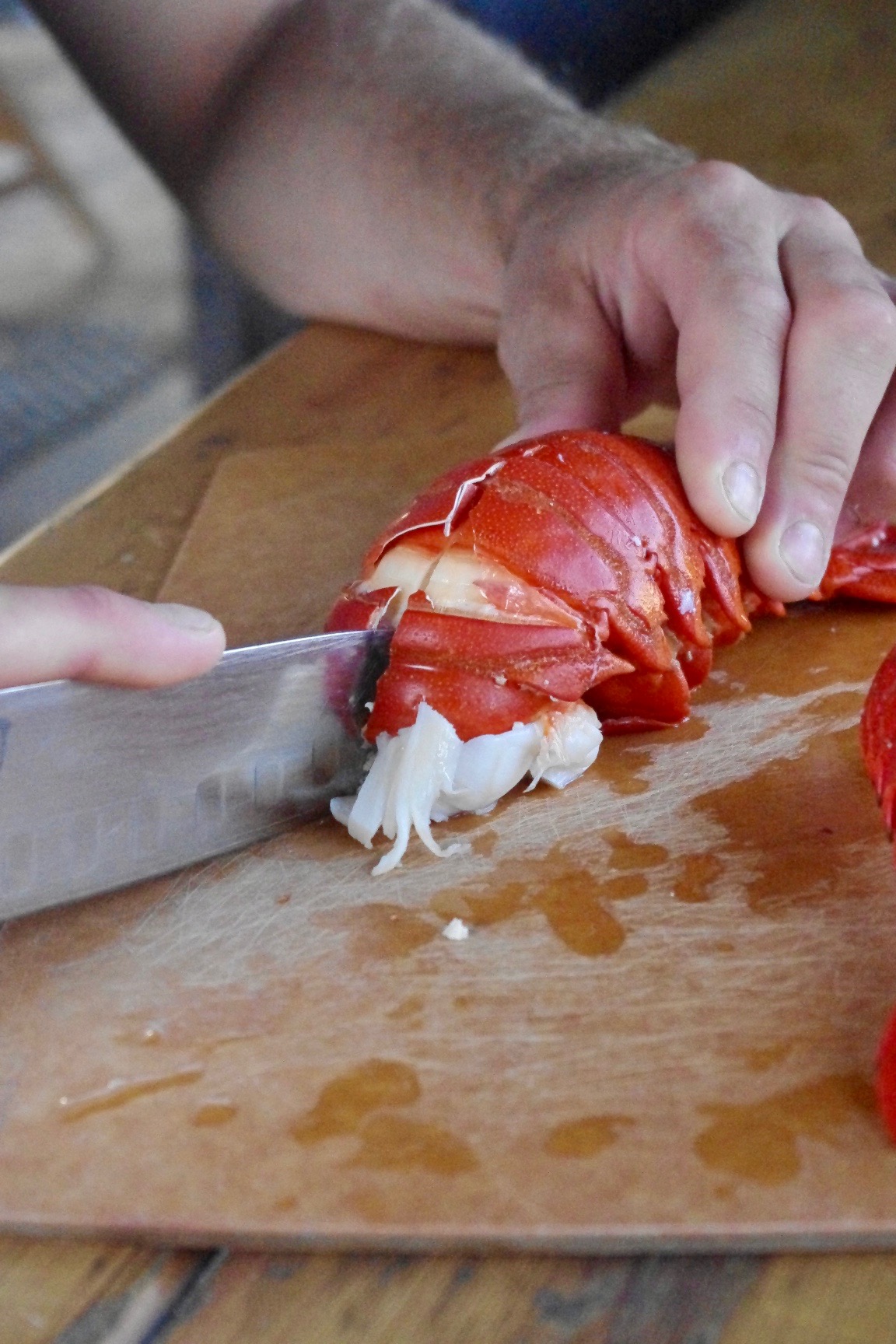 How To Cut Open A Lobster Tail Like A Boss Megan Waldrep