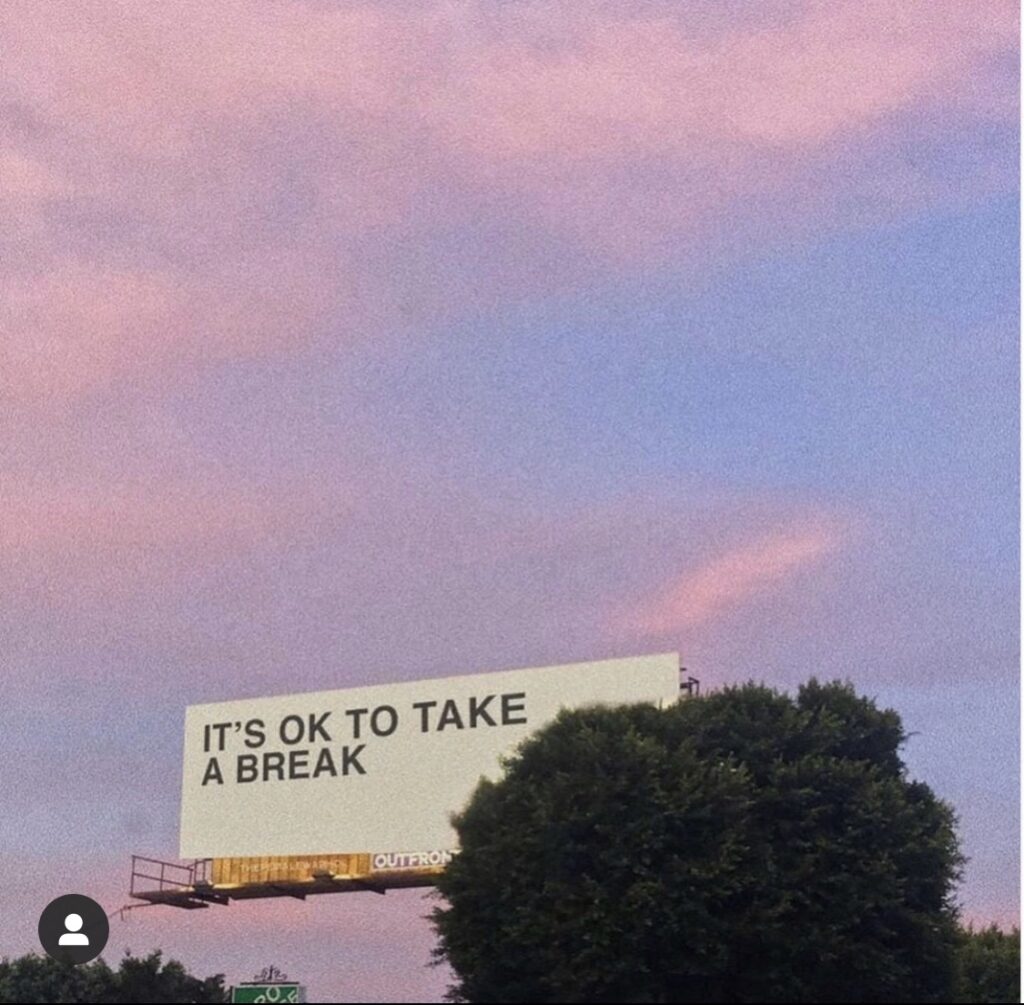 It's Ok to Take a Break