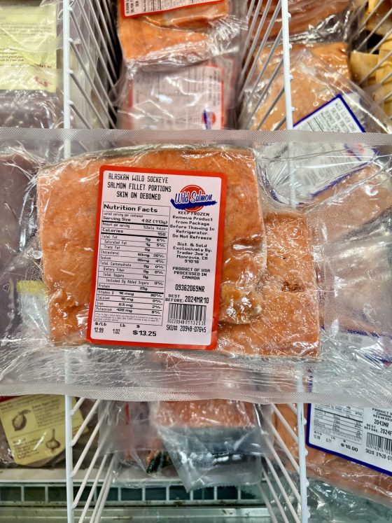 Alaskan Wild Sockeye Salmon Fillet Skin On