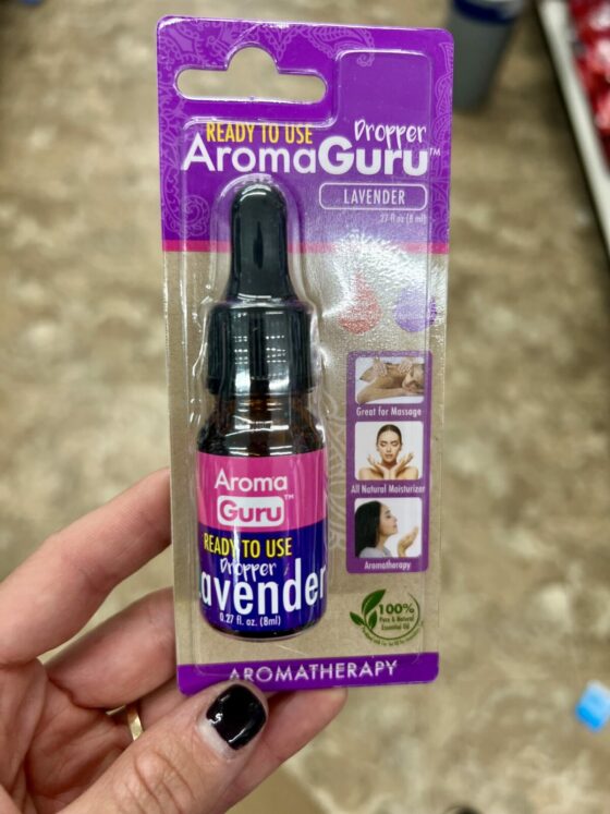 Lavender and almond oil dropper