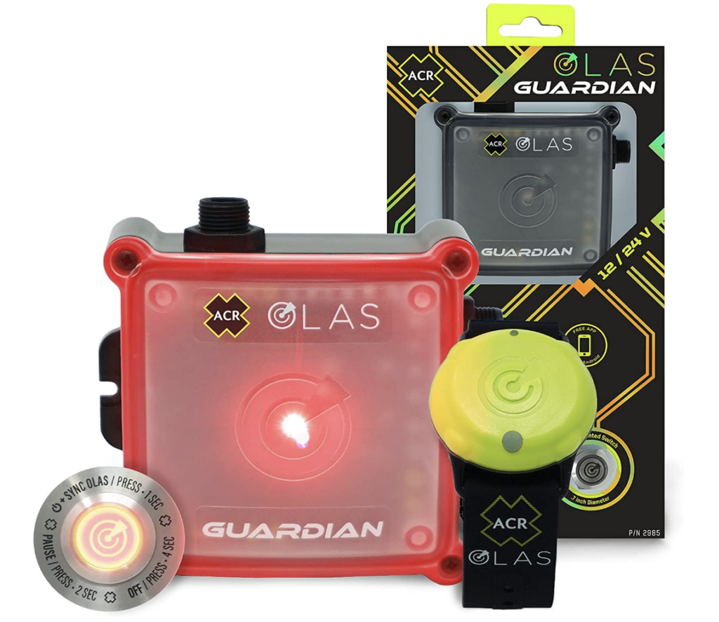 ARC Olas Guardian kill switch for boat for Man Overboard MOB