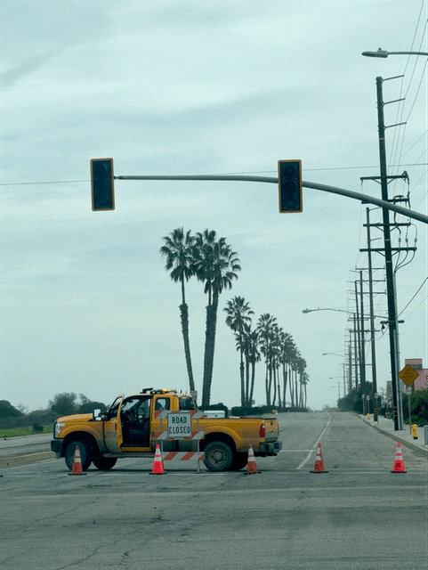 road closures in ventura California after the storm in January 2023
