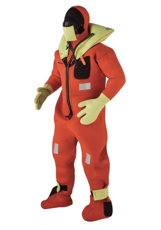 commercial fishing immersion suit from kent safety products